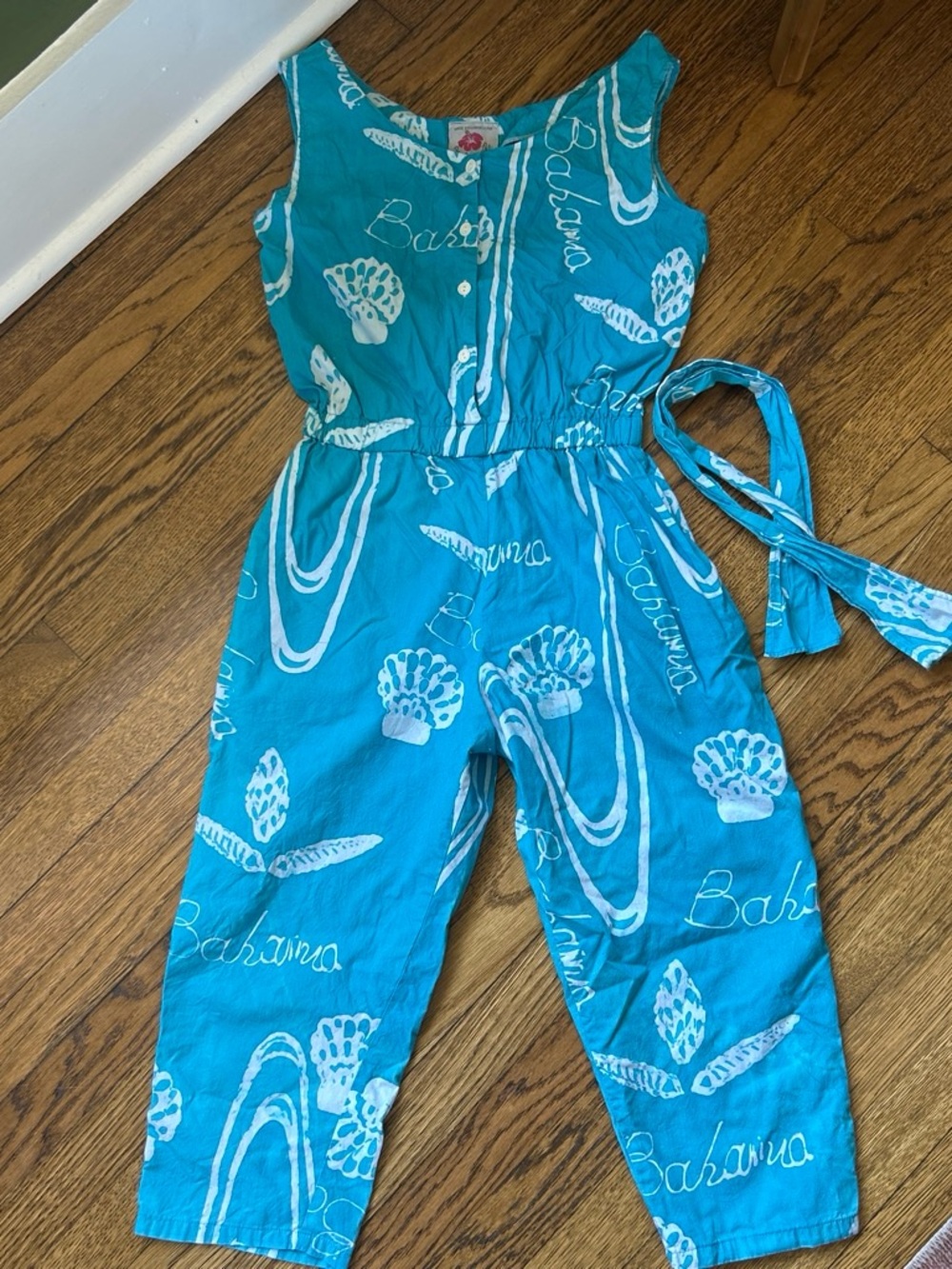 Vintage Batik Printed Jumpsuit